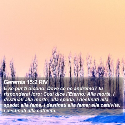 Geremia 15:2 RIV Bible Verse Image