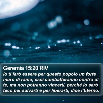 Geremia 15:20 RIV Bible Verse Image