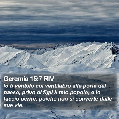Geremia 15:7 RIV Bible Verse Image