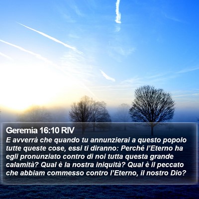 Geremia 16:10 RIV Bible Verse Image