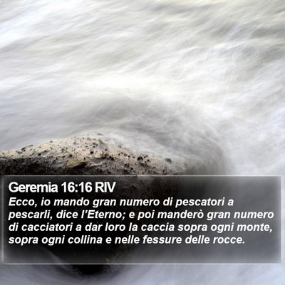 Geremia 16:16 RIV Bible Verse Image
