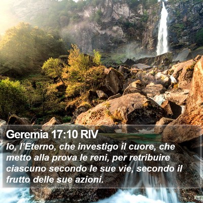 Geremia 17:10 RIV Bible Verse Image