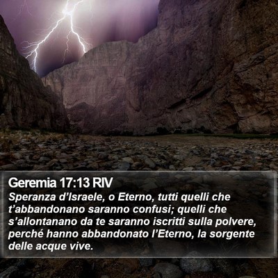 Geremia 17:13 RIV Bible Verse Image