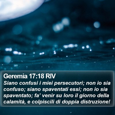 Geremia 17:18 RIV Bible Verse Image