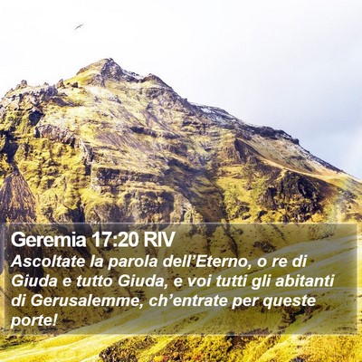 Geremia 17:20 RIV Bible Verse Image