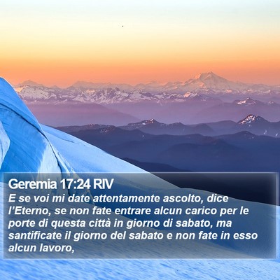 Geremia 17:24 RIV Bible Verse Image