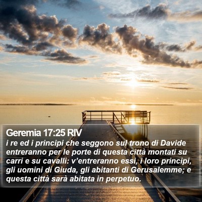 Geremia 17:25 RIV Bible Verse Image