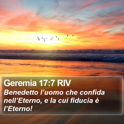 Geremia 17:7 RIV Bible Verse Image