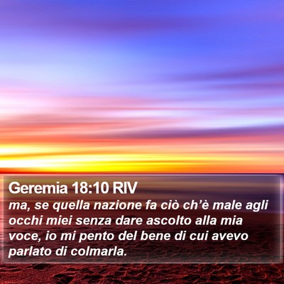Geremia 18:10 RIV Bible Verse Image