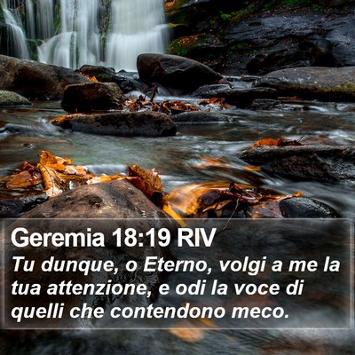 Geremia 18:19 RIV Bible Verse Image