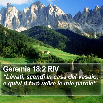 Geremia 18:2 RIV Bible Verse Image