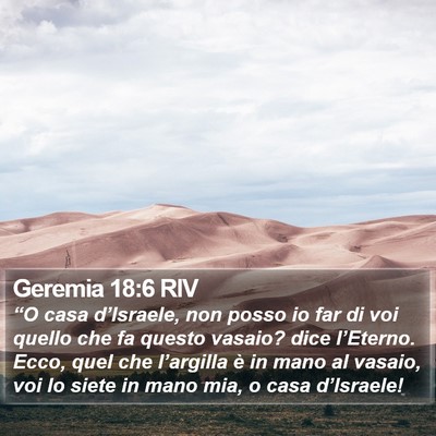 Geremia 18:6 RIV Bible Verse Image