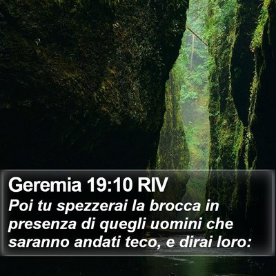 Geremia 19:10 RIV Bible Verse Image