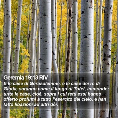 Geremia 19:13 RIV Bible Verse Image