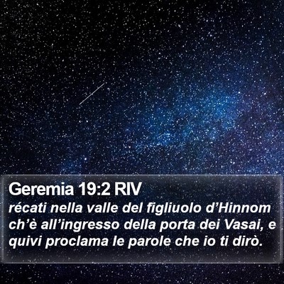 Geremia 19:2 RIV Bible Verse Image