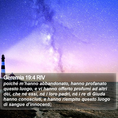Geremia 19:4 RIV Bible Verse Image