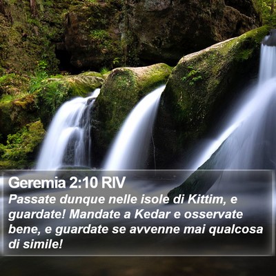 Geremia 2:10 RIV Bible Verse Image