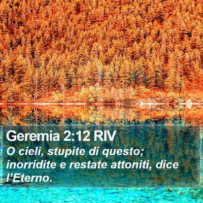 Geremia 2:12 RIV Bible Verse Image