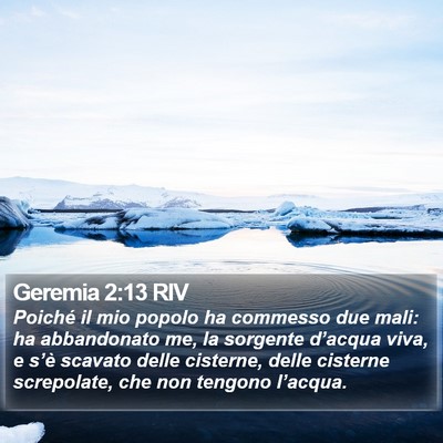 Geremia 2:13 RIV Bible Verse Image
