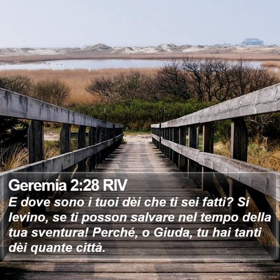 Geremia 2:28 RIV Bible Verse Image