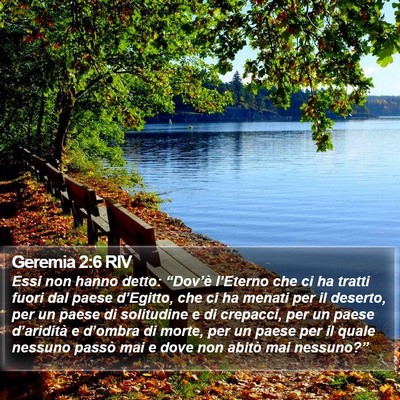 Geremia 2:6 RIV Bible Verse Image