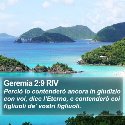 Geremia 2:9 RIV Bible Verse Image