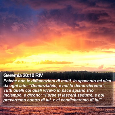 Geremia 20:10 RIV Bible Verse Image