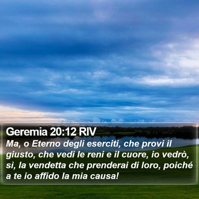 Geremia 20:12 RIV Bible Verse Image