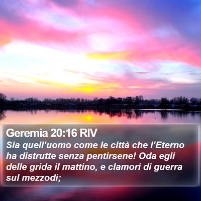 Geremia 20:16 RIV Bible Verse Image