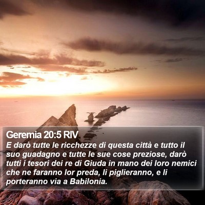 Geremia 20:5 RIV Bible Verse Image