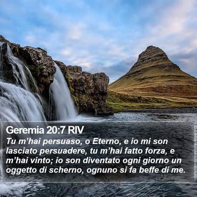 Geremia 20:7 RIV Bible Verse Image