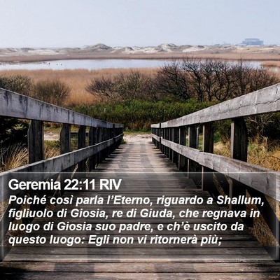 Geremia 22:11 RIV Bible Verse Image