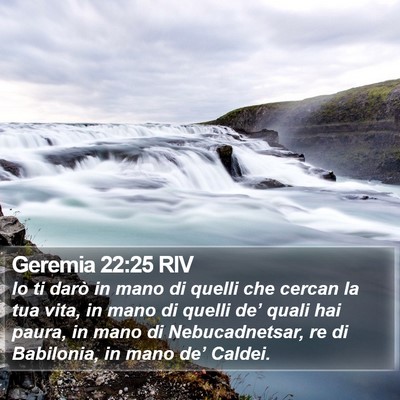 Geremia 22:25 RIV Bible Verse Image