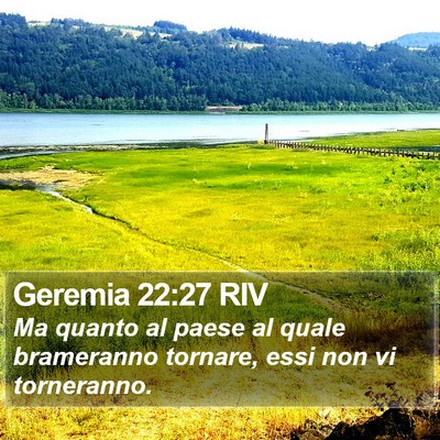 Geremia 22:27 RIV Bible Verse Image