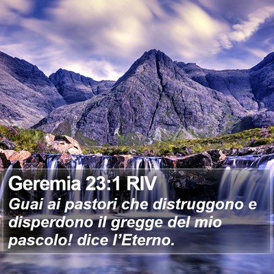 Geremia 23:1 RIV Bible Verse Image