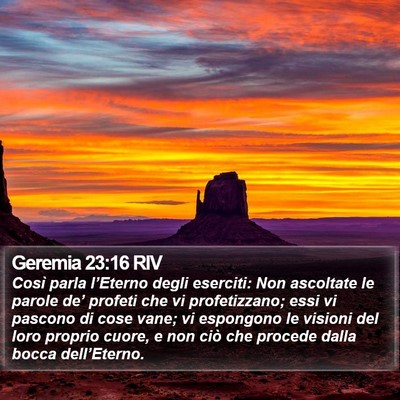 Geremia 23:16 RIV Bible Verse Image