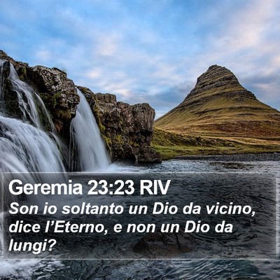 Geremia 23:23 RIV Bible Verse Image