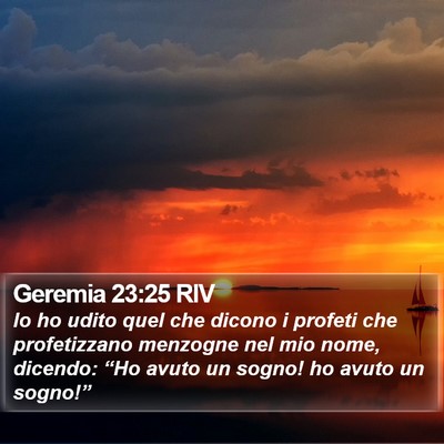 Geremia 23:25 RIV Bible Verse Image