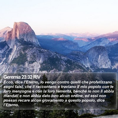 Geremia 23:32 RIV Bible Verse Image