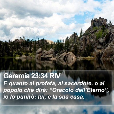 Geremia 23:34 RIV Bible Verse Image