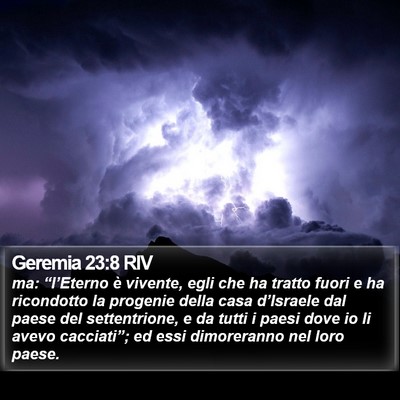 Geremia 23:8 RIV Bible Verse Image