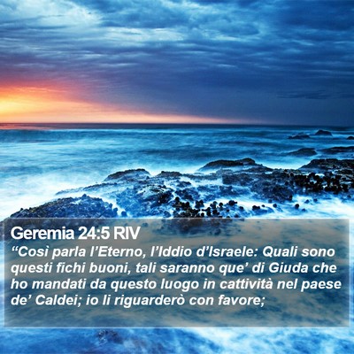Geremia 24:5 RIV Bible Verse Image