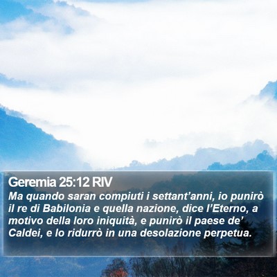 Geremia 25:12 RIV Bible Verse Image