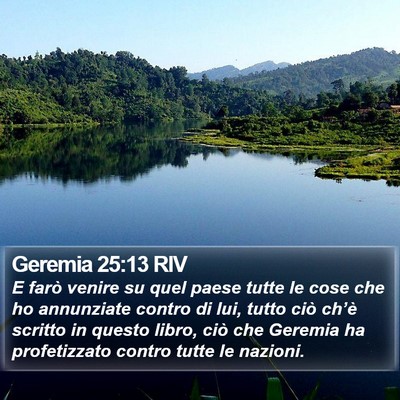 Geremia 25:13 RIV Bible Verse Image