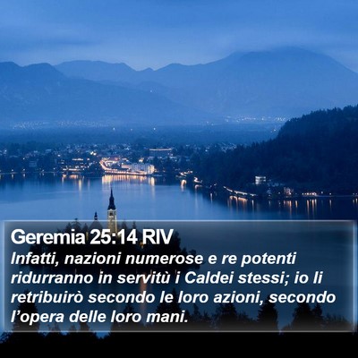 Geremia 25:14 RIV Bible Verse Image