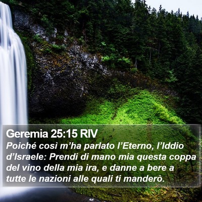 Geremia 25:15 RIV Bible Verse Image