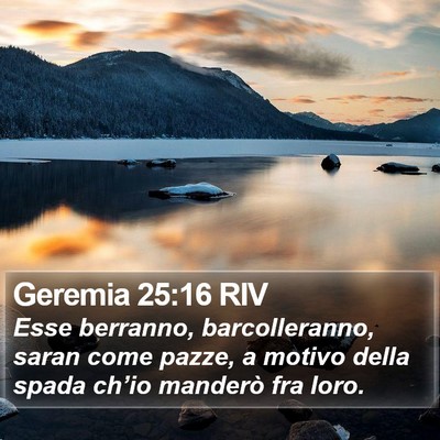 Geremia 25:16 RIV Bible Verse Image