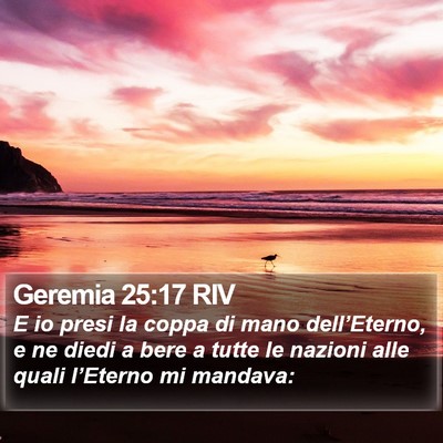 Geremia 25:17 RIV Bible Verse Image