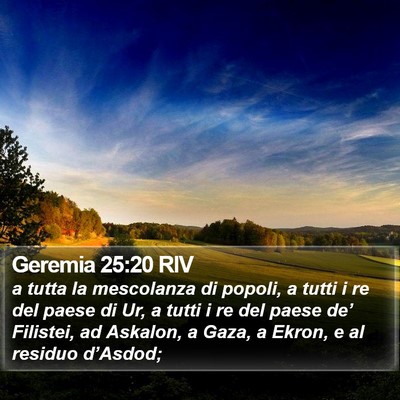 Geremia 25:20 RIV Bible Verse Image