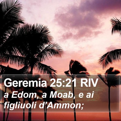 Geremia 25:21 RIV Bible Verse Image